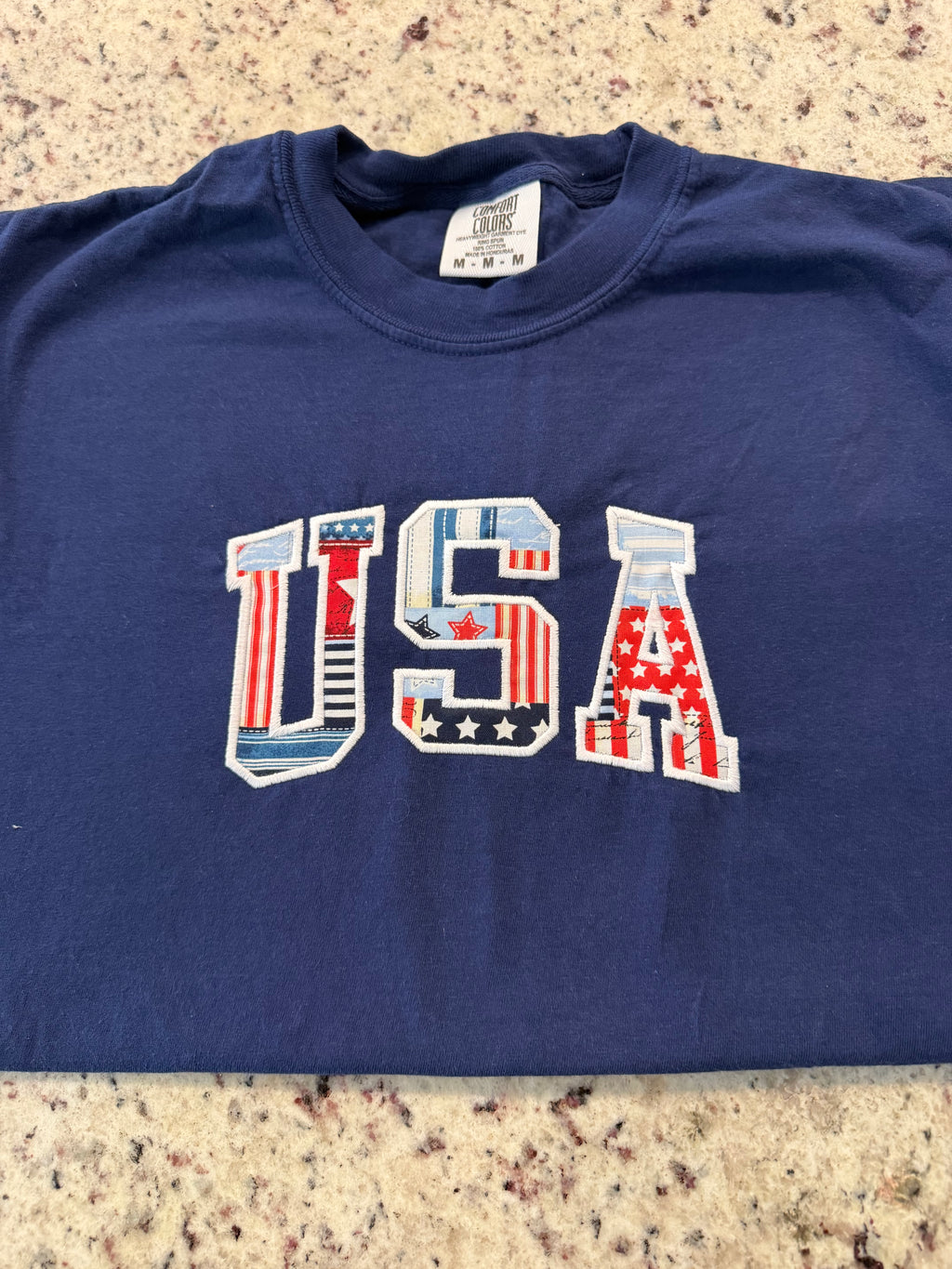 Patchwork USA Tee